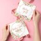 40pcs Sweet Baby Girl Rose Gold Baby Shower Napkins (Baby Girl) 6.5 x 6.5 inches